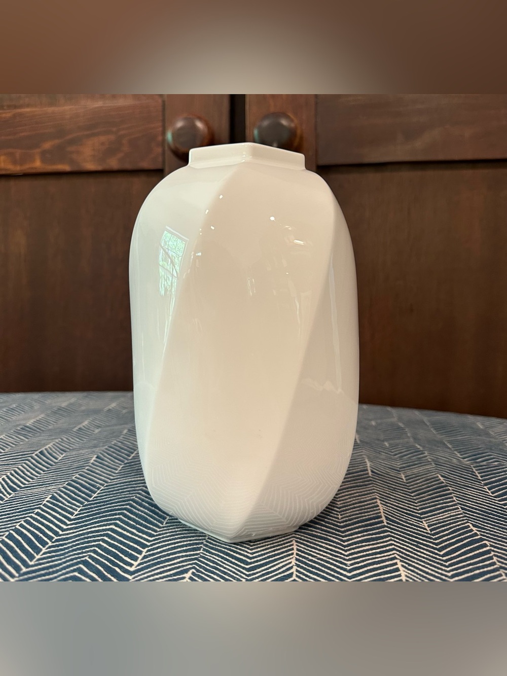 Mikasa • Bone China • swirl vase or object • ceramic